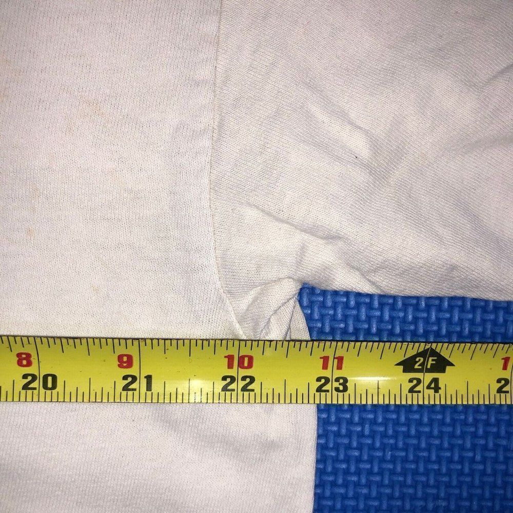 Vintage Thrashed Sun Faded Reebok T-Shirt Paint Distressed Classic Logo XL - Picture 5 of 11